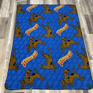 Scooby-Doo Fleece Blanket 63 x 46 In Vintage Hanna-Barbera *See Description*‎